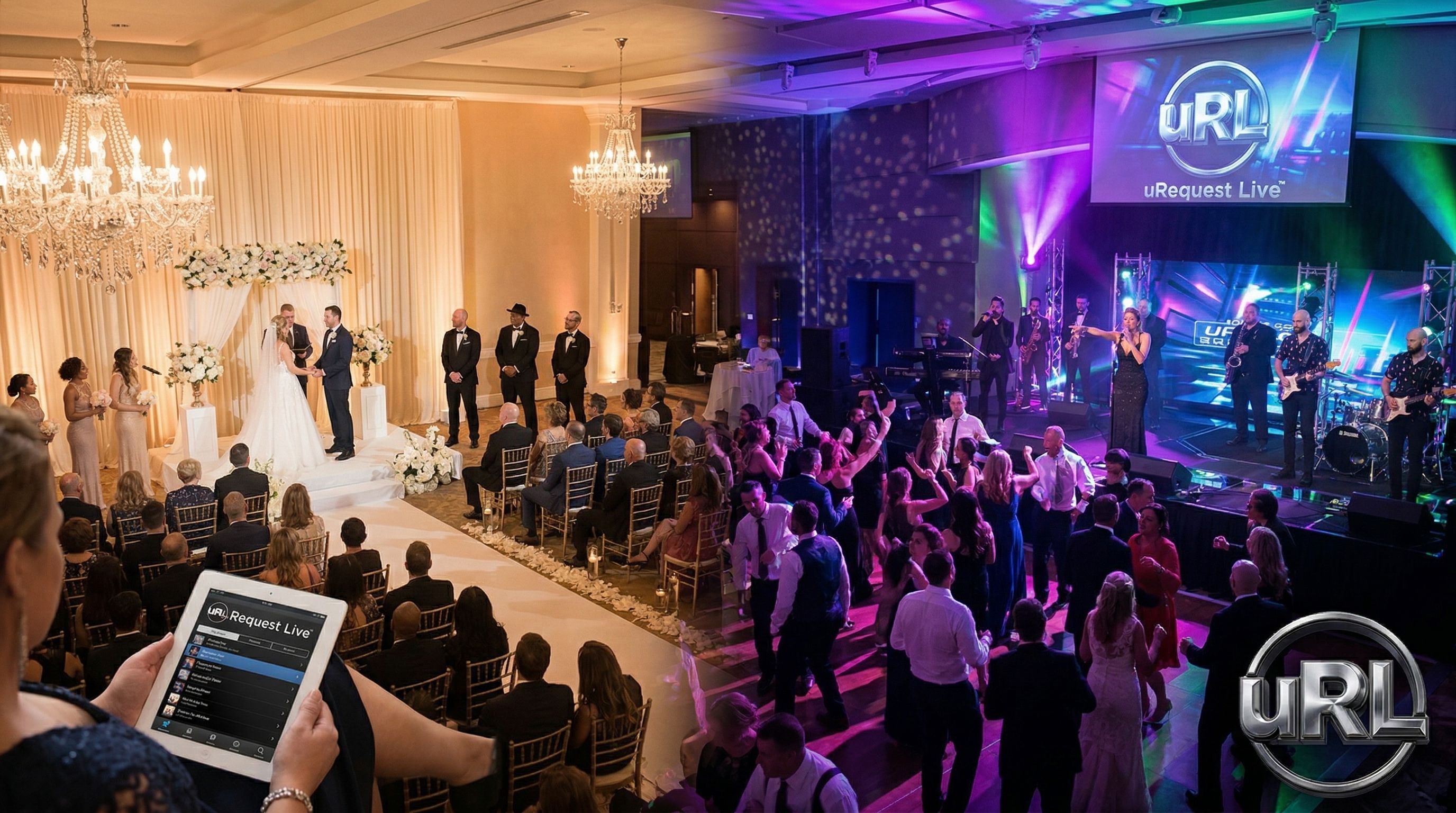 Wedding music timeline from ceremony musicians to reception dance party