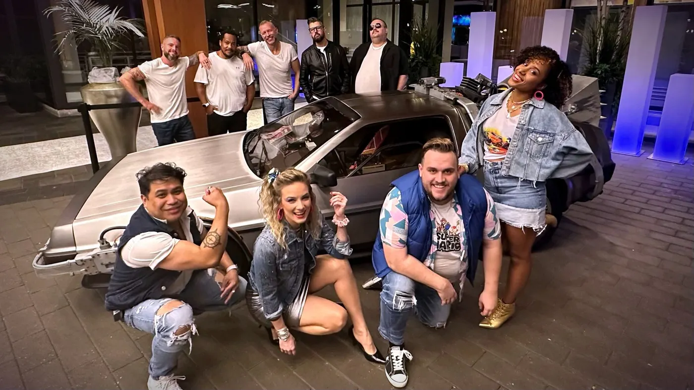Themed decade music night at a corporate celebration